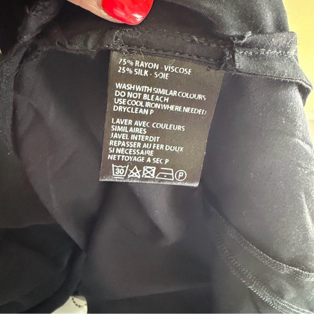 Ann Demeulemeester Black Silk Blend Hi-lo
Hem Maxi Dress(Size 40) - Picture 9 of 10